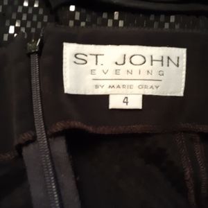 St John evening wear, triangle sequin appearance